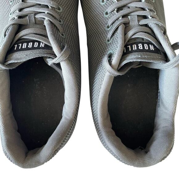 Nobull Superfabric Gray Sneaker Shoe Men 11 Gorpcore Workout Gym Running Lace-up - Picture 7 of 16